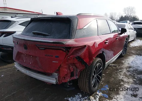 2024 Acura Zdx A-Spec из США, поврежденный, VIN 4W5KHNRLXRZ505180